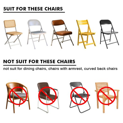 Fixwal 36 Pcs White Folding Chair Covers, Spandex Stretch Covers - Ideal for Weddings, Parties, Dining, Business Meetings, Banquets, Universal Fitted Washable Slipcovers.