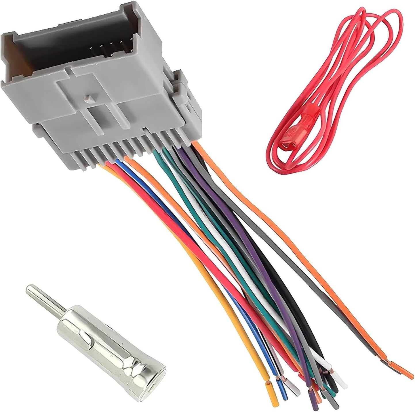DACIRTY Pack-3 Hummer Car Radio Wiring Harness Adapter, Audio Modification Pigtail Connector Plug, Stereo Wiring