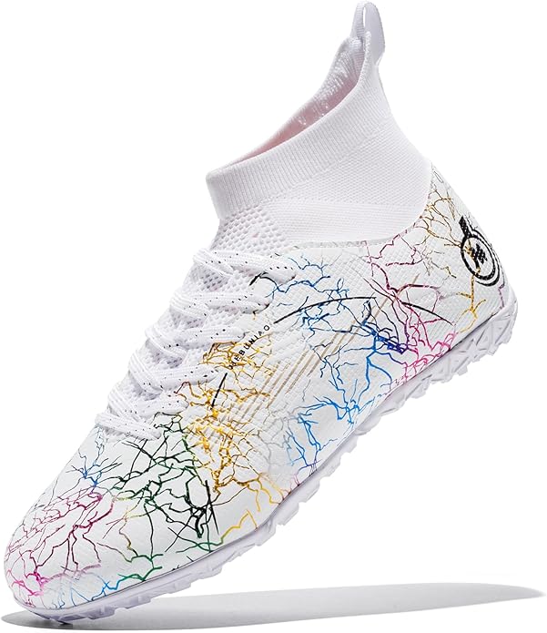 Boy Soccer Cleats Big Kids Soccer Shoes Professional Soccer Cleats Shoes,Unisex Soccer Sneakers for Little Kids Athletic