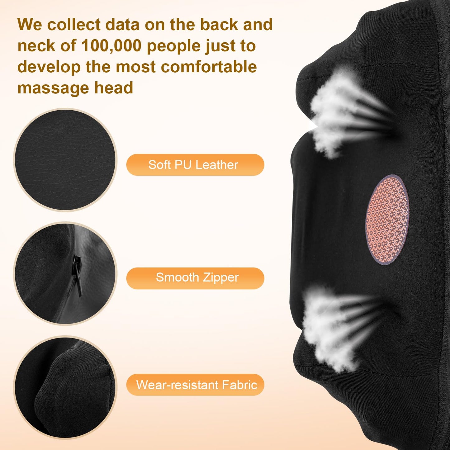 ETBOBDE Neck Massager with Heat Cordless Electric Shiatsu Neck and Shoulder Massager for Pain Relief Deep Tissue Lower Back Massage, Chair Office Home Car Gift