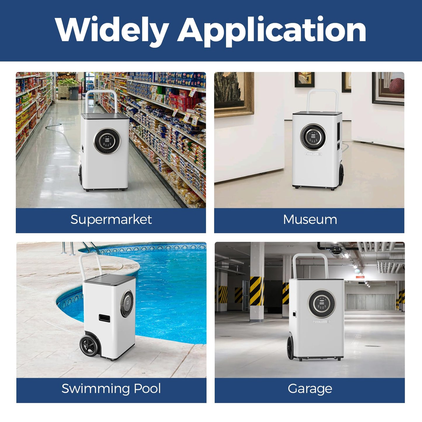 ALORAIR 170 PPD Commercial Dehumidifier with Pump & Drain Hose, LGR Tech Industrial Dehumidifiers, for Water Damage Restore, Basements, Large Space, 6 Years Limited Warranty, Sentinel Elite 80X