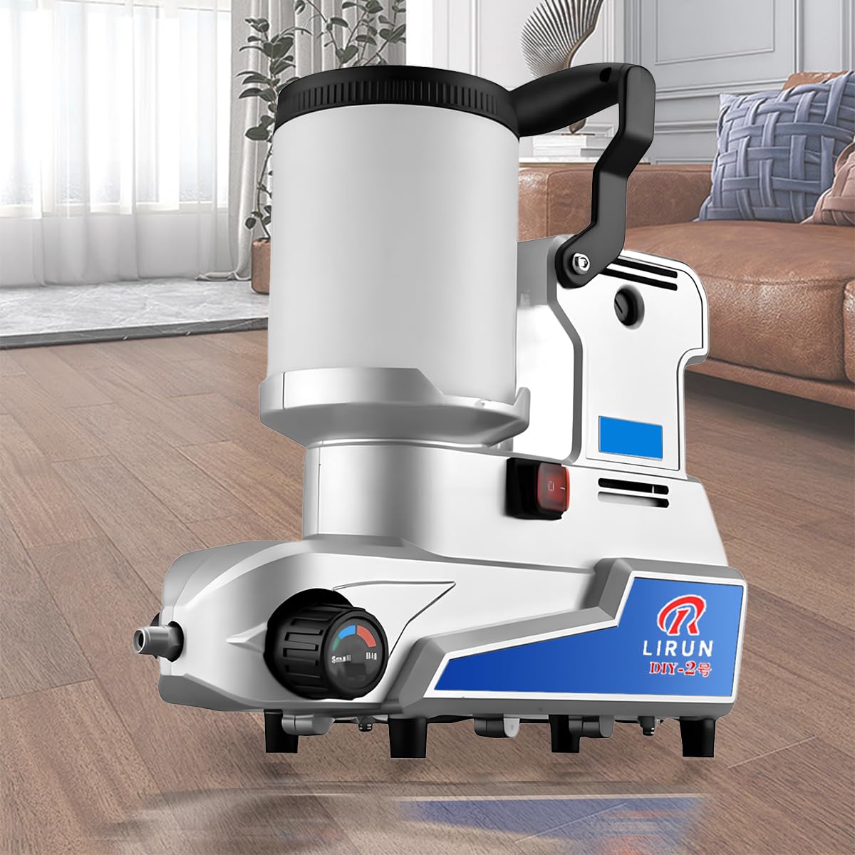 RLIRUN Airless Paint Sprayer, 2.5 L/Min High Flow, 0.5 Gallon Tank, 3 Adjustable Speeds, Durable Construction, 16 ft Hose, Includes 25-Piece Accessory Kit
