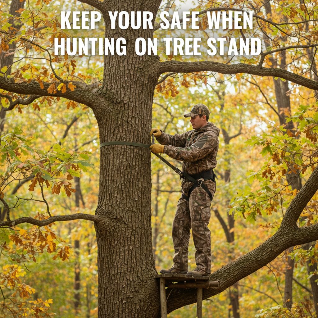 Kahedincy 2 PCS Tree Stand Utility Straps for Summit Viper Climber, Hang On Treestand Stabilizer Strap, Climbing Stand Backpack Straps with Buckle, Deer Hunting Safety Accessories