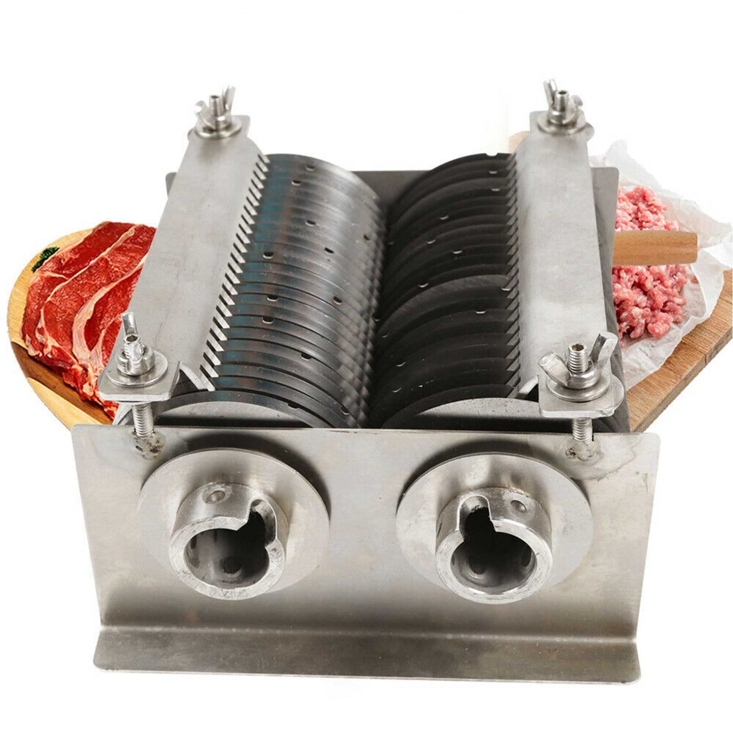 Commercial Meat Cutter Machine, 5mm Blade Spacing QE Cutting Machine 500KG Heavy Duty Stainless Steel Slicer for Family and Commercial Use