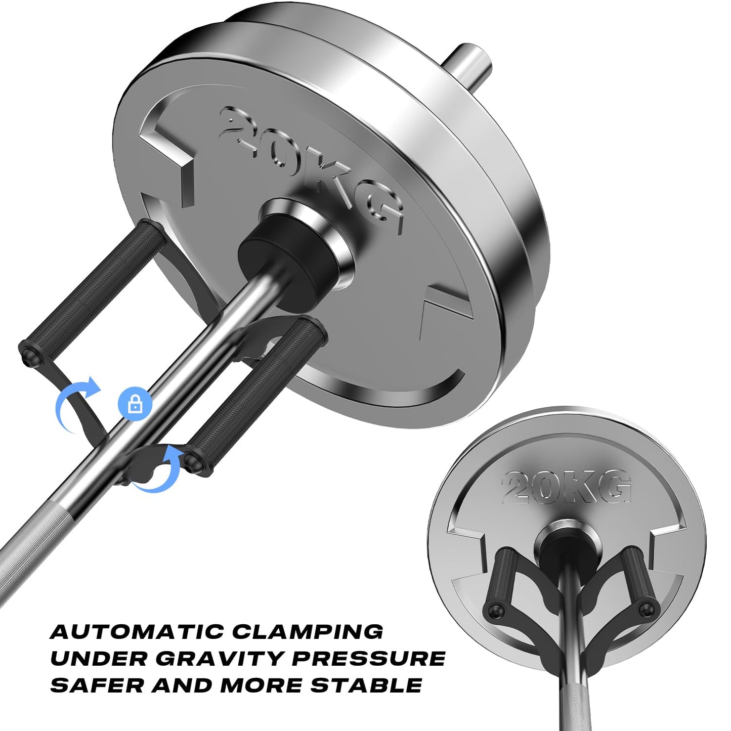 V Bar Landmine Handle Attachment for Barbell Bars, Solid Double D Row Landmine Handle Attachment, T Bar Row Handle with Non-Slip knurling Grips for Olympic Strength Training Bars