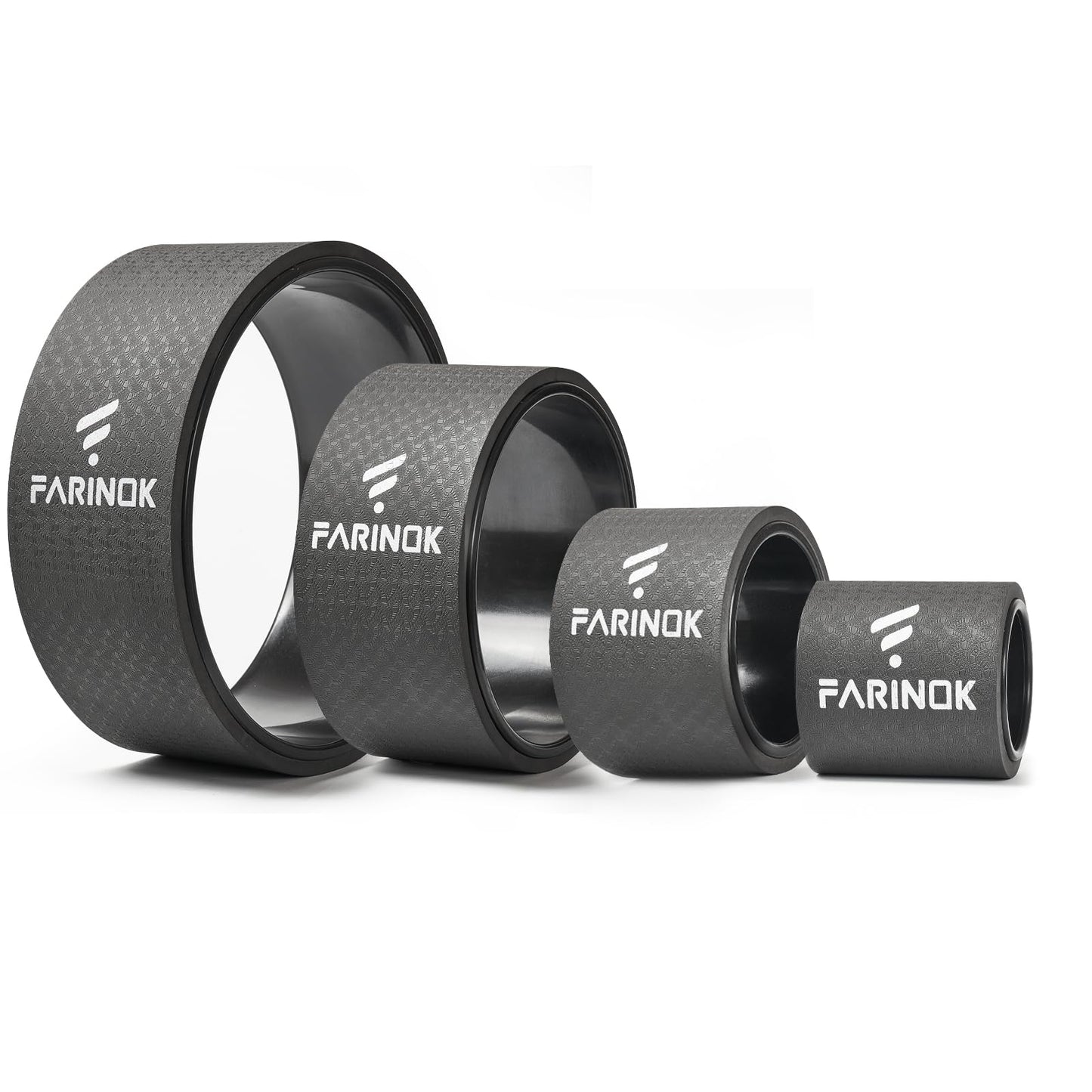 Yoga Wheel for Back Pain Relief, Back Roller Wheel with Extra Cushion, Wider & Thickest Foam, Stretches and Strengthens Core Muscles