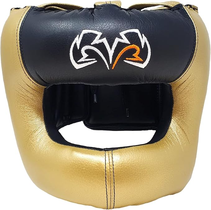 RIVAL Boxing RHGFS3 Face-Saver Sparring Headgear - Wide Eye Opening, Premium Leather, and Thermoplastic Inner Frame