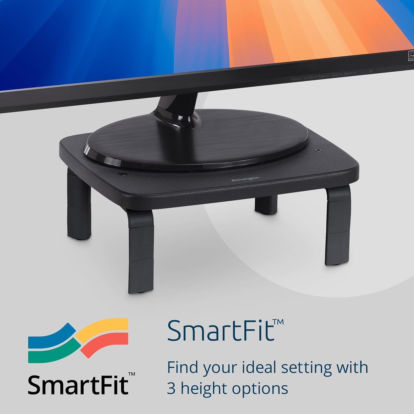 Kensington SmartFit Ergonomic Monitor Stand - Black