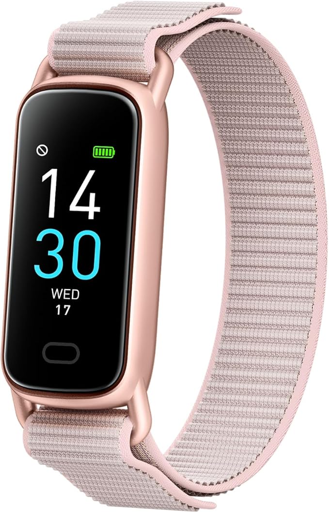 Fitness Tracker for Women Men, Fitness Watches with Heart Rate SpO2 Sleep Tracking,16 Sports Modes, SMS/SNS Notification Reminder IP68 Waterproof Activity Tracker for Android iOS Phone
