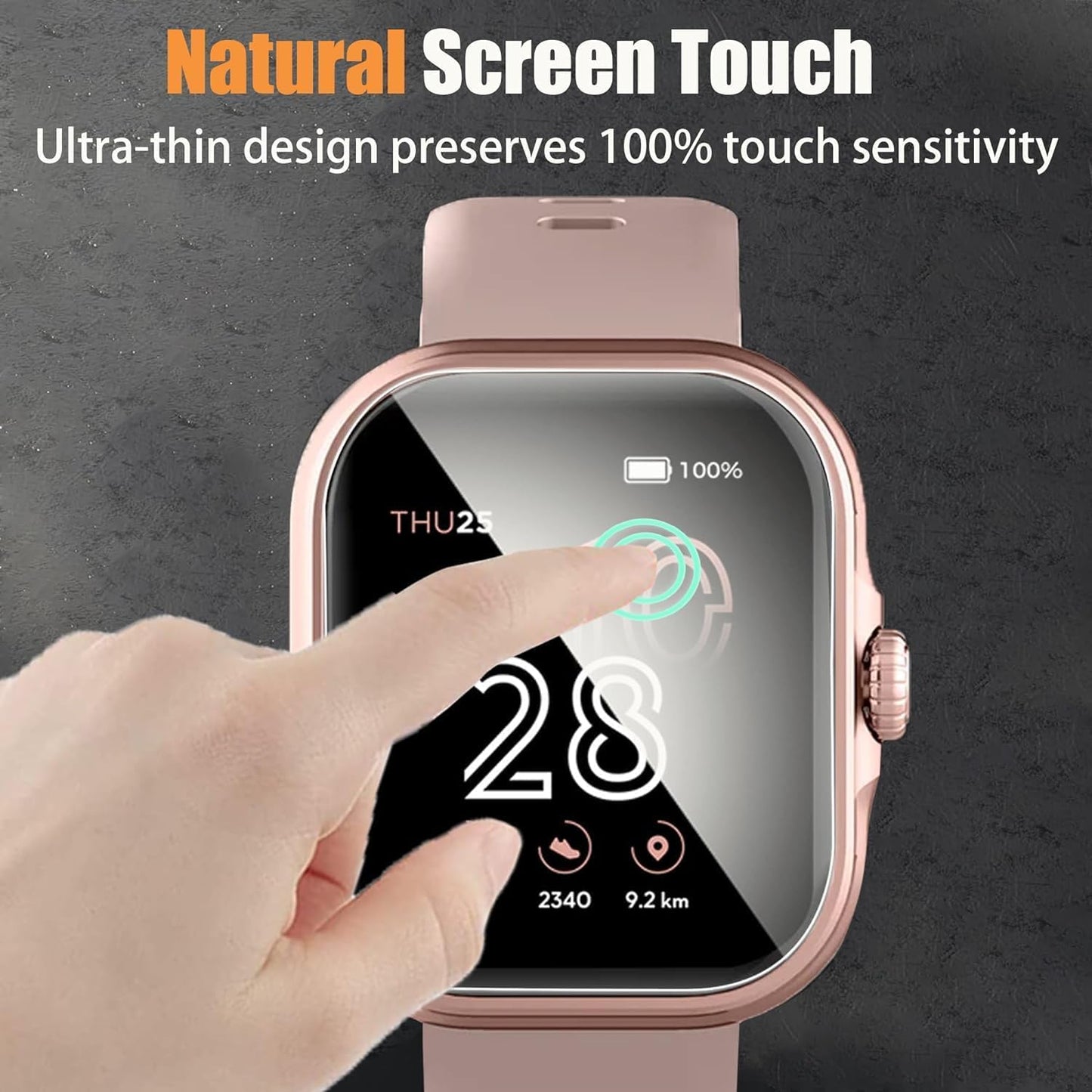 Lamshaw Y1 Mp3 [6 Pack] Y1 2.4" Mp3 (6 Pack) Compatible for Innioasis Player Screen Protector, Full Coverage TPU Clear