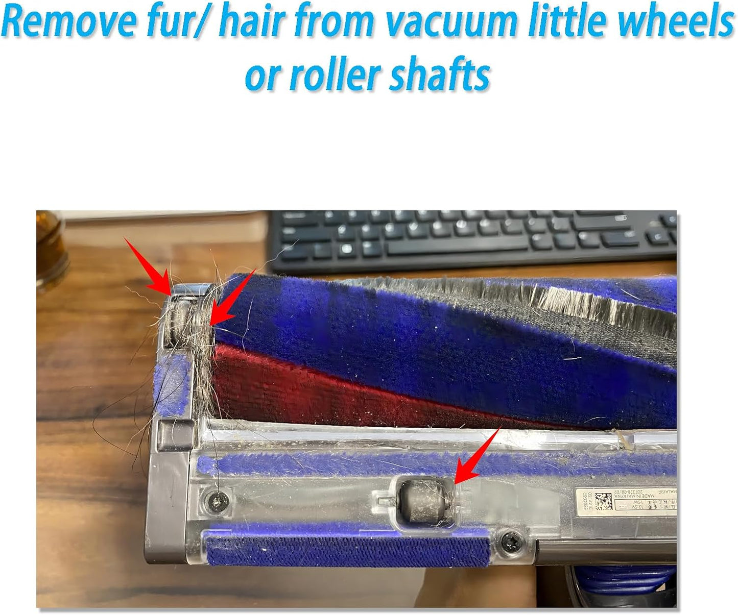Skiennix Cleaning Tool Kit - Hair Removal Tools for Vacuums | Long Hair & Pet Hair Solutions