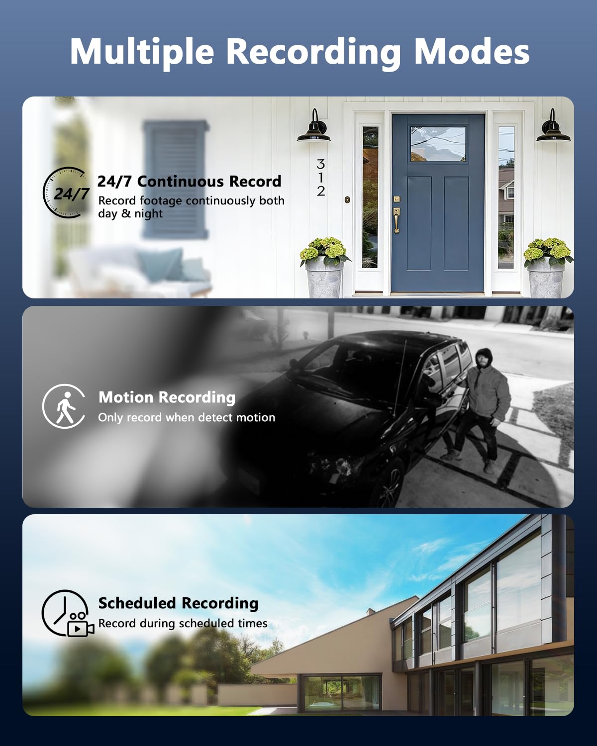 (2026 Update) 5MP Wired Security Camera System Outdoor, 16CH DVR with 12 x 122° Wide Angle Home Surveillance Cameras, IP67 Waterproof, Free App No Monthly Fee, Remote Control, 65ft Night Vision
