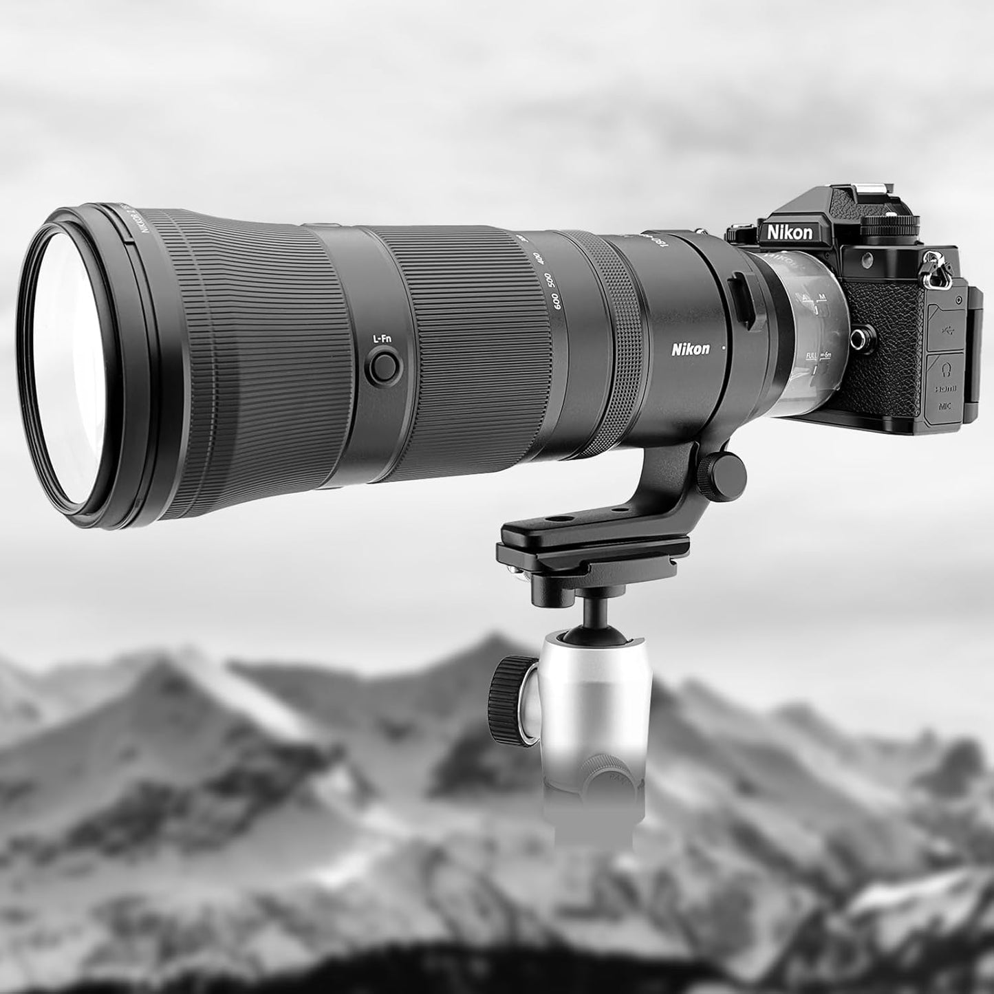Leftfoto 180-600mm F5.6-6.3 Lens Plate for Nikon Nikkor Z VR Lens, Replacement Foot Mount - Arca Swiss Style