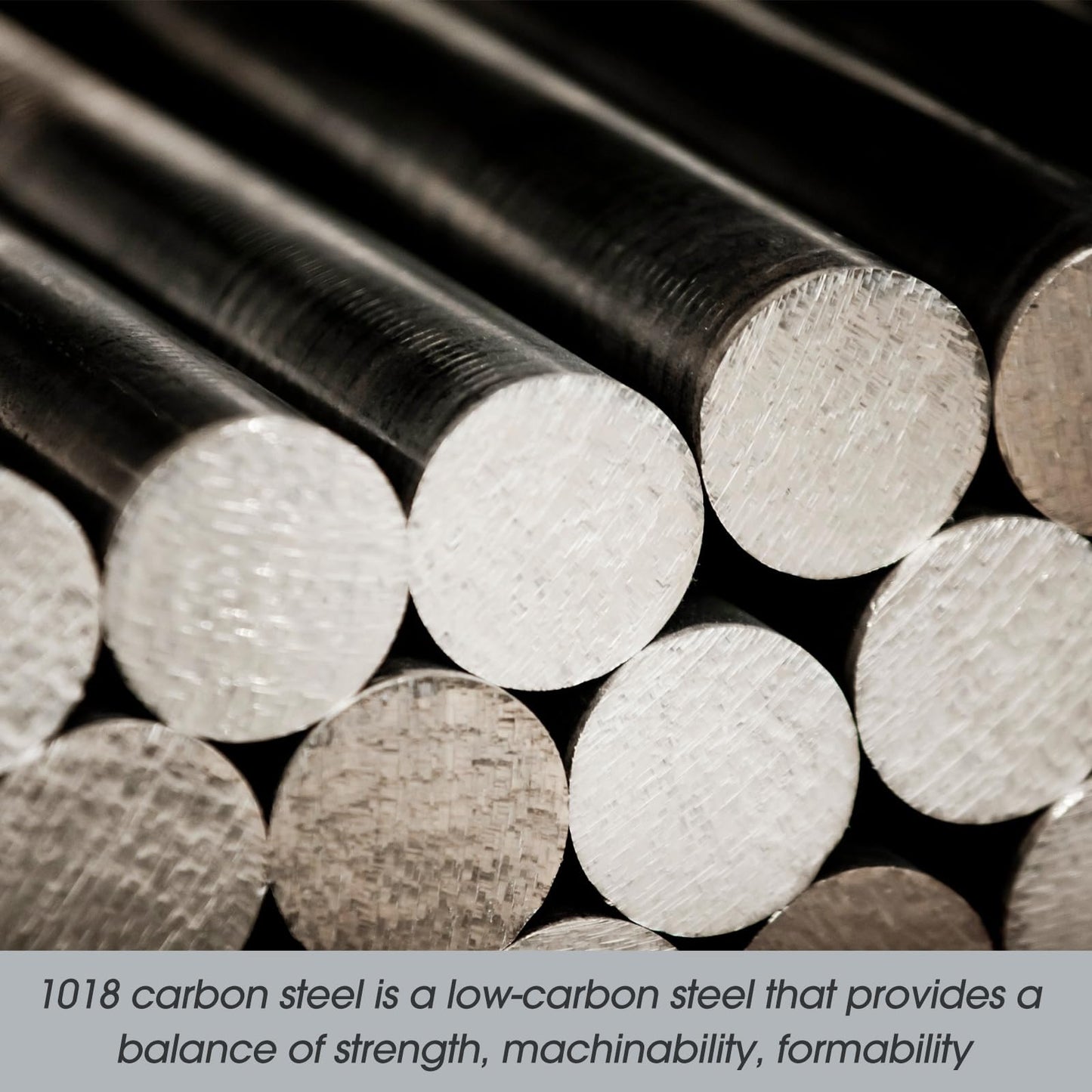 Gisafai 2 Pcs 1018 Carbon Steel Round Rod 1" Diameter, 12" Length Cold Rolled Steel Bar Unpolished Finish Rod for Shaft Gear Drill Lathes Boring Machine Turning Miniature Axle Stock