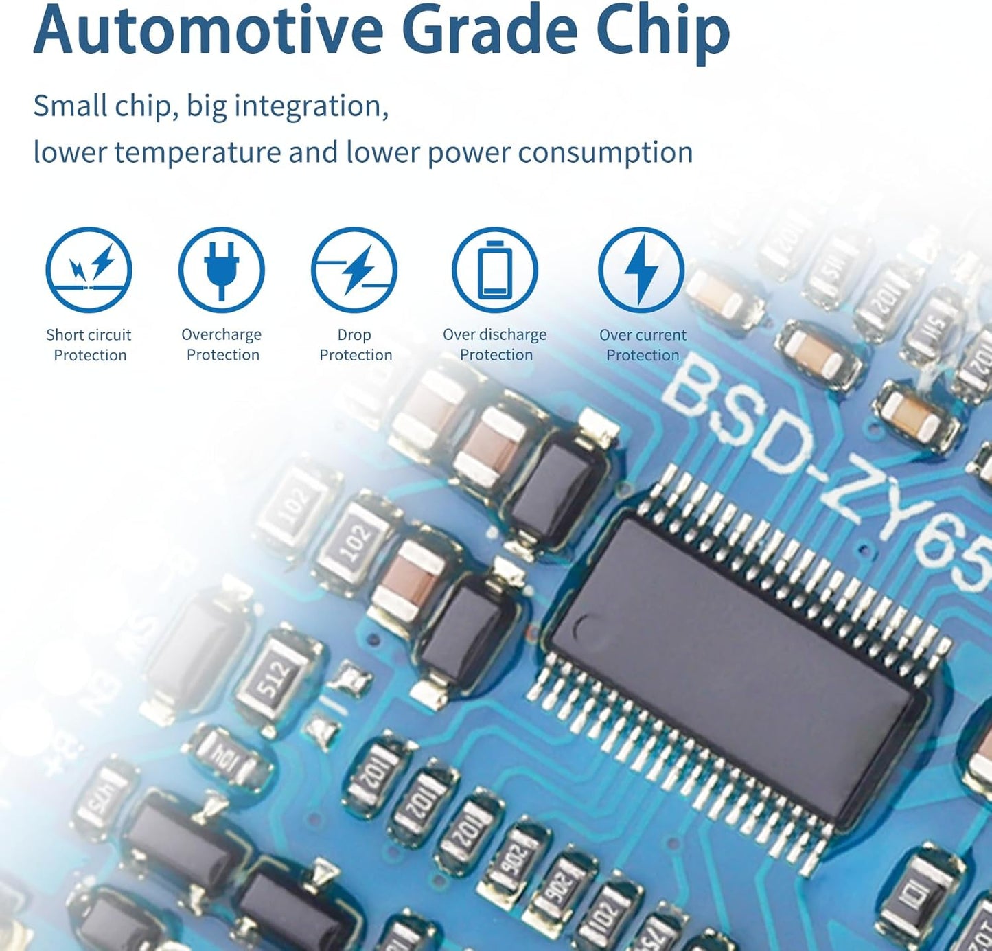 Bisida 8S 25.6V 30A Lifepo4 Common Lifepo4 Pack (8S 25.6V 30A) BMS Battery Management System PCB Protection Board