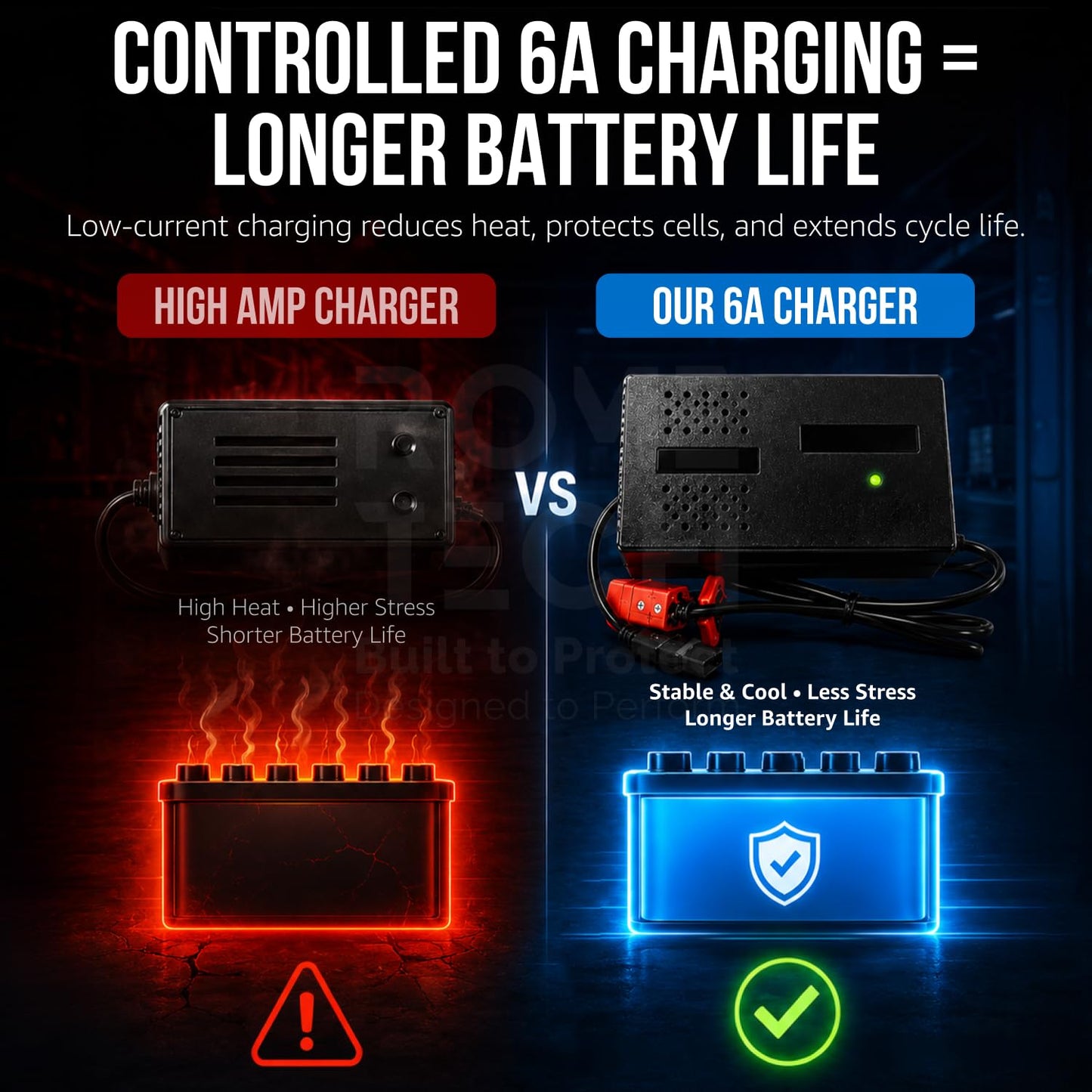 Battery Charger 24V Lithium Battery Charger with LED Indicator, JYD-24 for CBD15 Electric Pallet Jack