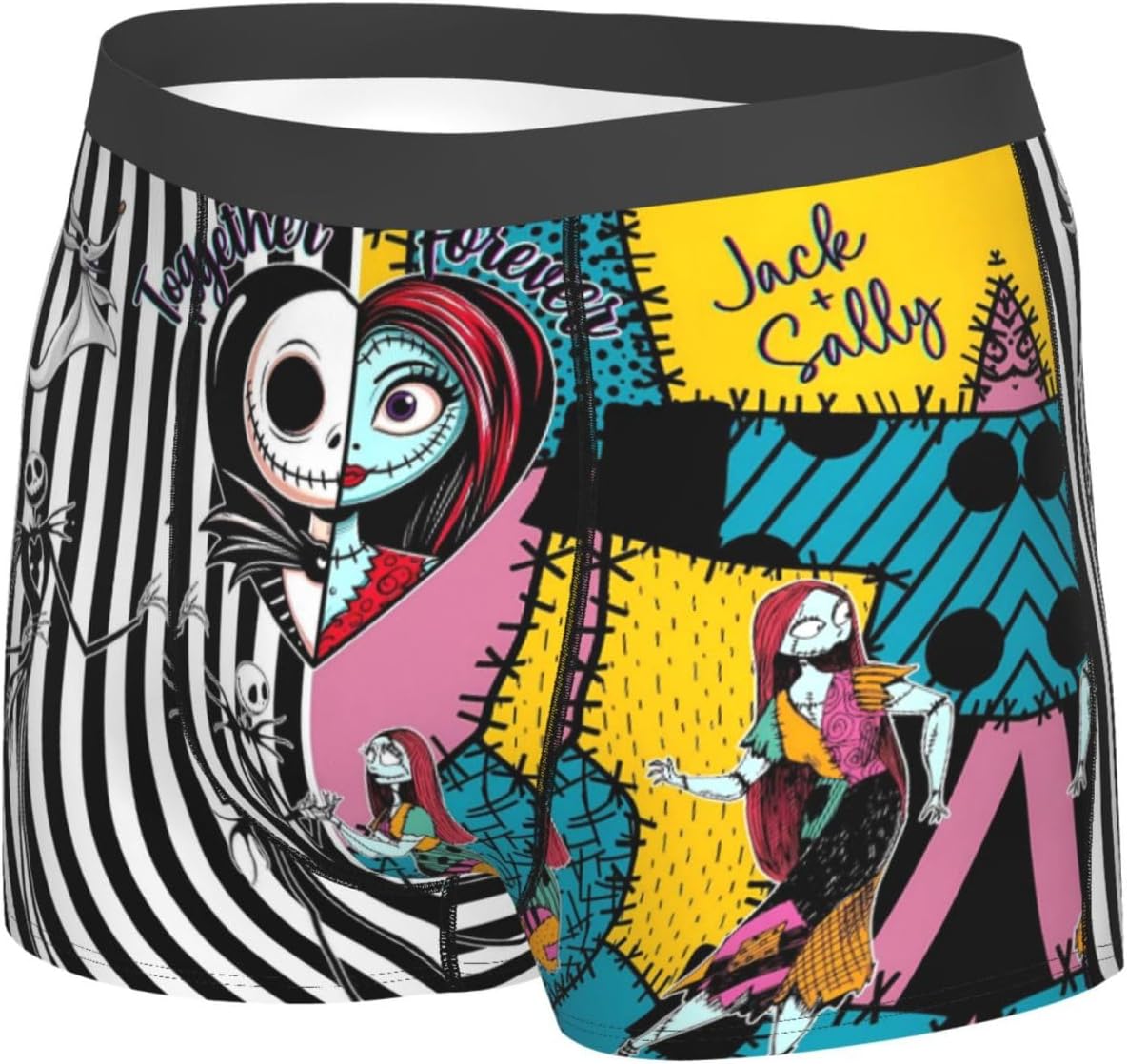Skiennix Nightmare Christmas Men's Underwear - Breathable Stretch Briefs | Novelty Print Design