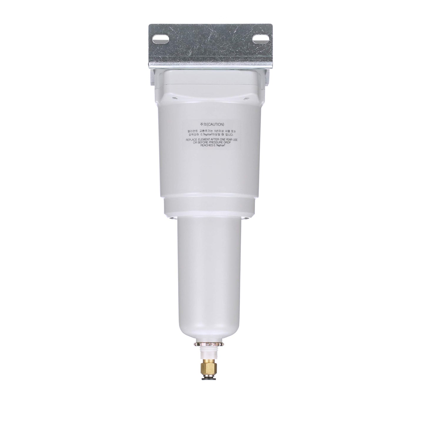 PneumaticPlus SAMG350-N04BD-MEP Air Drying Unit 1/2" NPT Water Separator, Metal Bowl Pipetype Sight Glass with N.C. internal Auto Drain, 52 SCFM, Bracket