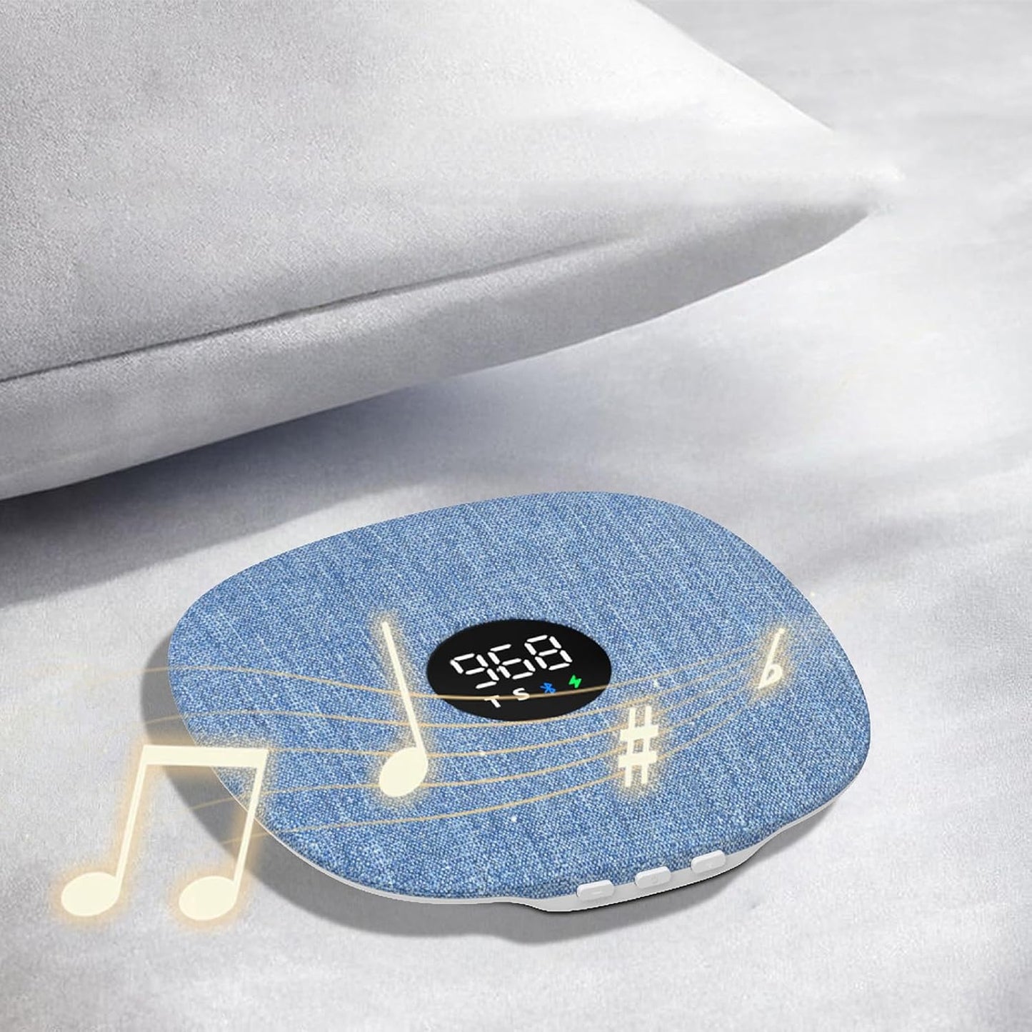 Generic 30H Pillow Speakers for Sleeping, Sleep Speaker Under Pillow Thin Wireless with Timer, Under The Pillows