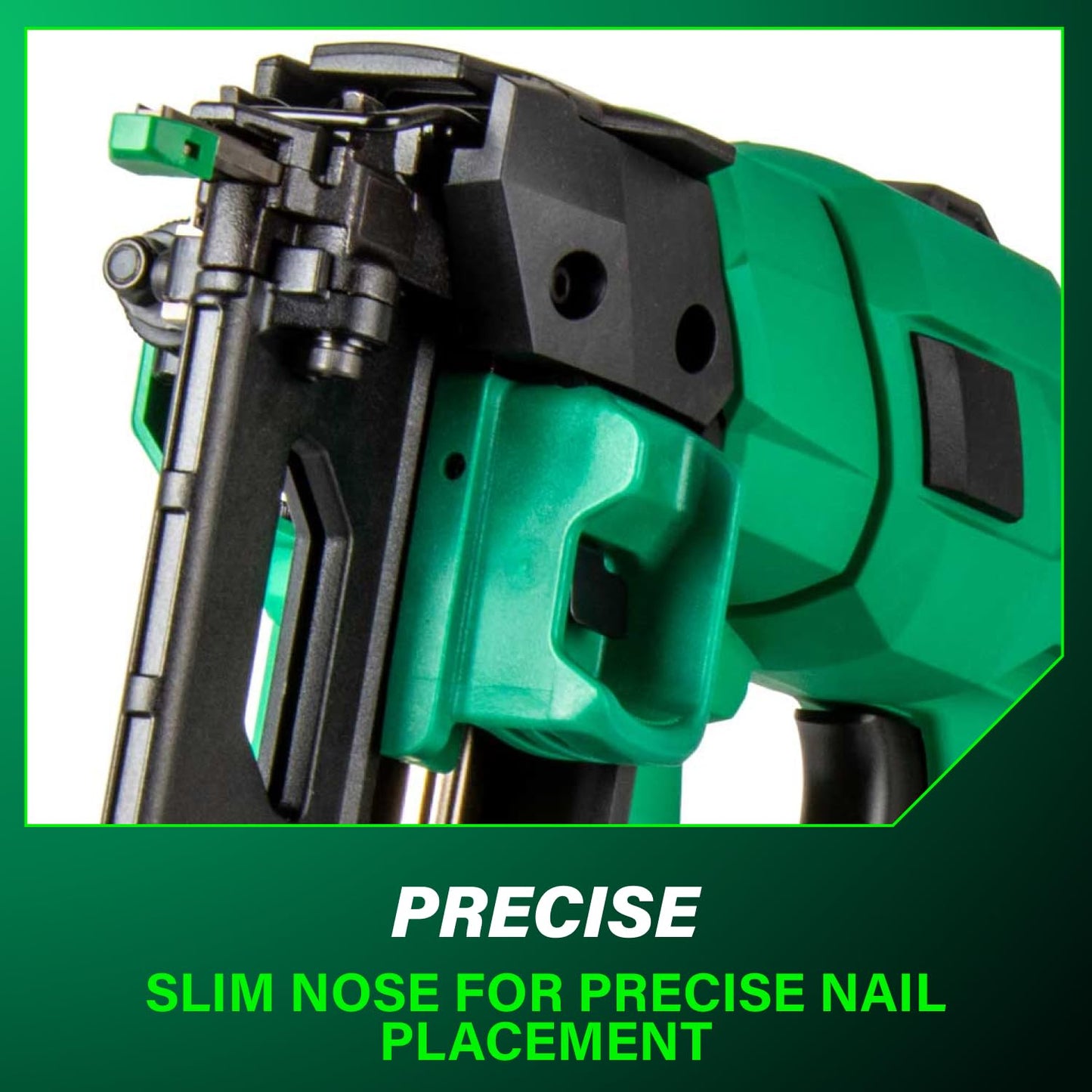 Metabo HPT 18V MultiVolt Brushless Pro 16-GA Straight Finish Nailer Kit, 16 Gauge Finish Nailer, Power Tool with 2.0Ah Lithium Ion Battery, 1" to 2-1/2" Nails, Powerful Brushless Motor, NT1865DSA