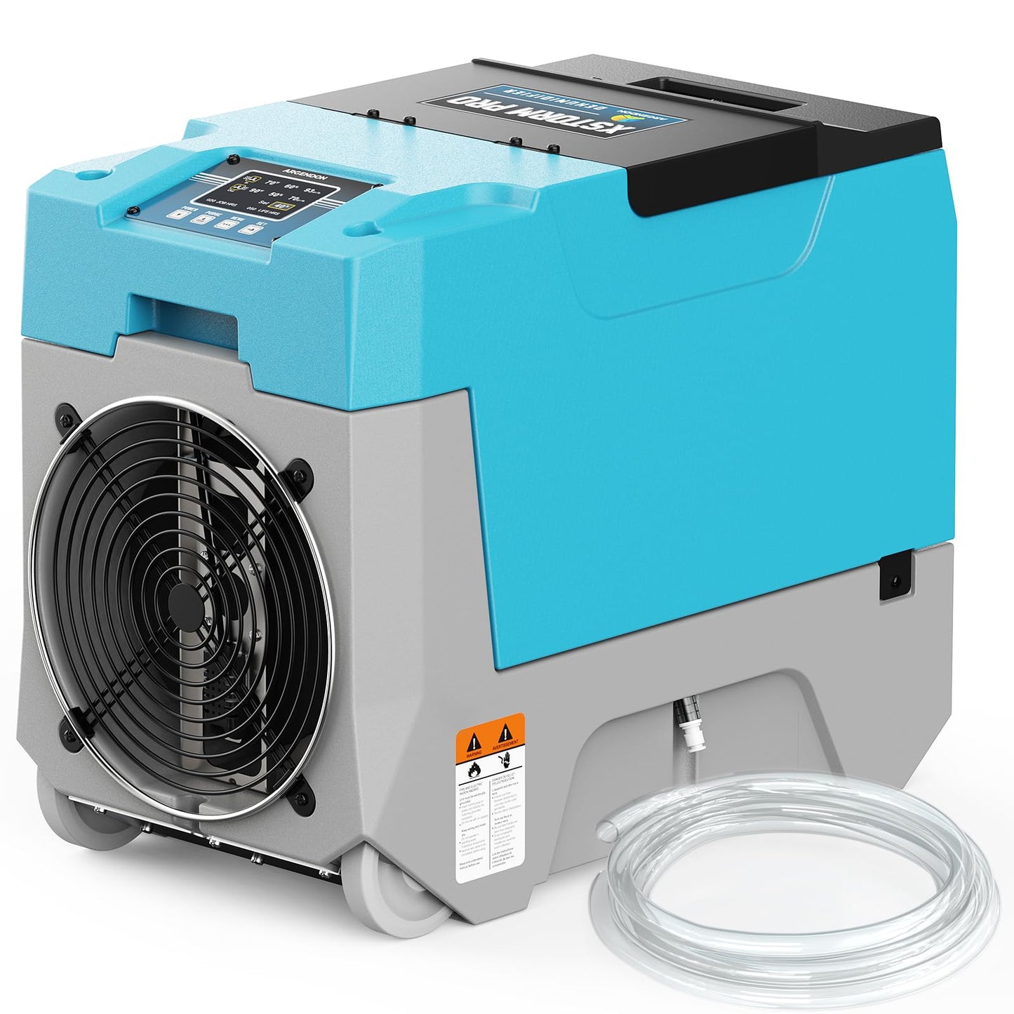 ARGENDON 180 PPD Commercial Dehumidifier with Pump, Large Space Dehumidifier with Drain Hose for Basement/Crawlpace/Home/Industry Use, Water Damage Restore, Auto Defrost, Memory Starting