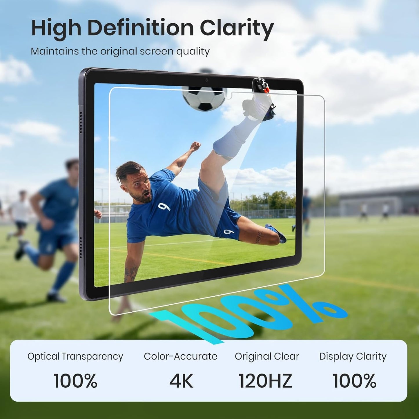 2-Pack A11 (A11+) 2025 A9 (A9+) 2023 11-inch, 9H CoBak Tempered Glass Screen Protector for Samsung Galaxy Tab Plus /