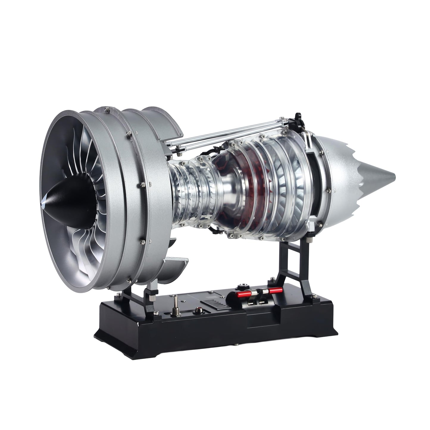 DM121 1/12 Scale Dual Spool Turbofan Engine Model Kit - Build Your Own Functional Jet Engine, 300+ Pcs STEM Educational Hobby Kit