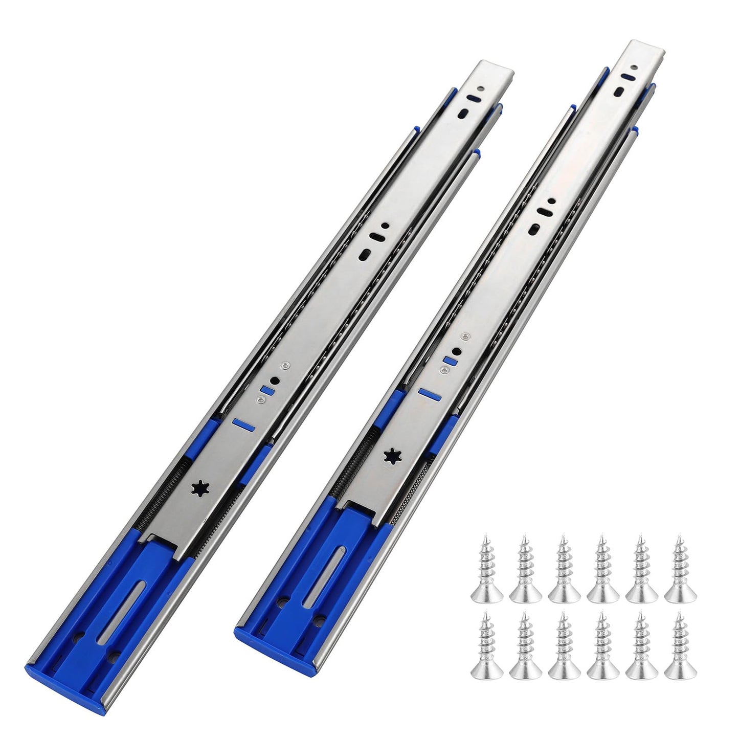 Tobinice 20 Inch Soft Close Drawer Slides,2 Pairs Heavy Duty 100 LB Capacity Full Extension Ball Bearing Side Mount Drawer Glides