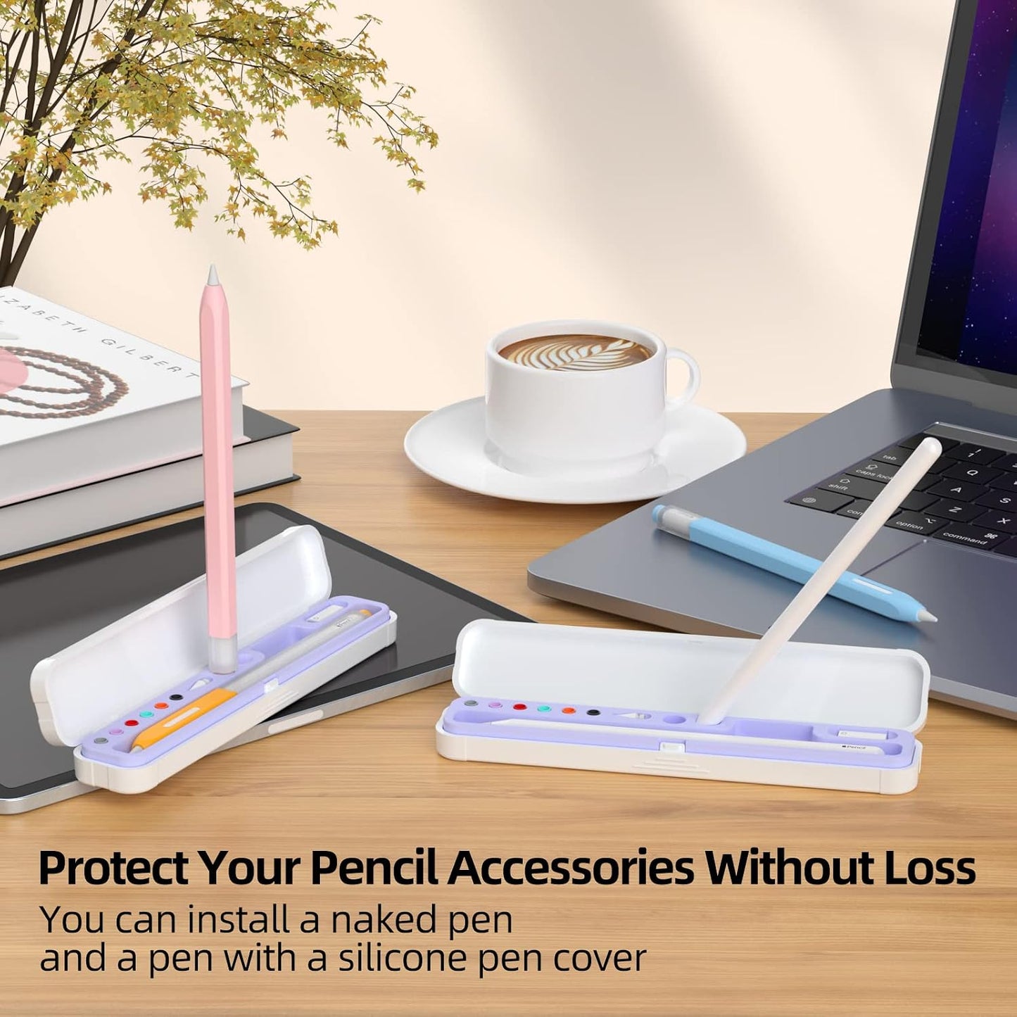 JOOSKO 2nd 1st Magnetic Carrying Case Compatible with Apple Pencil Generation and Gen Pencil and Samsung Galaxy S-Pen