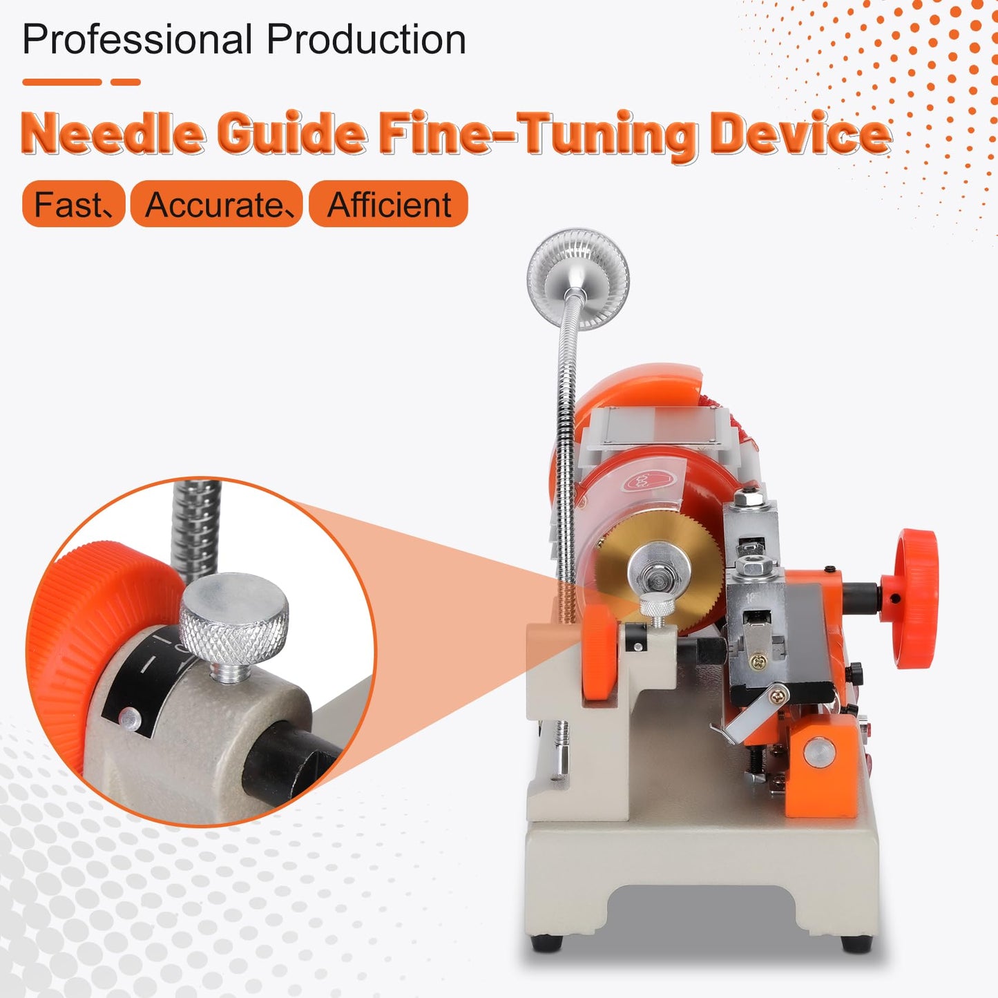 Anrain Cutter Machine for Cutting Metal Objects, 110V 120W Automatic Cutting Machine, for Hardware Stores (2in1 Manual+Automatic)