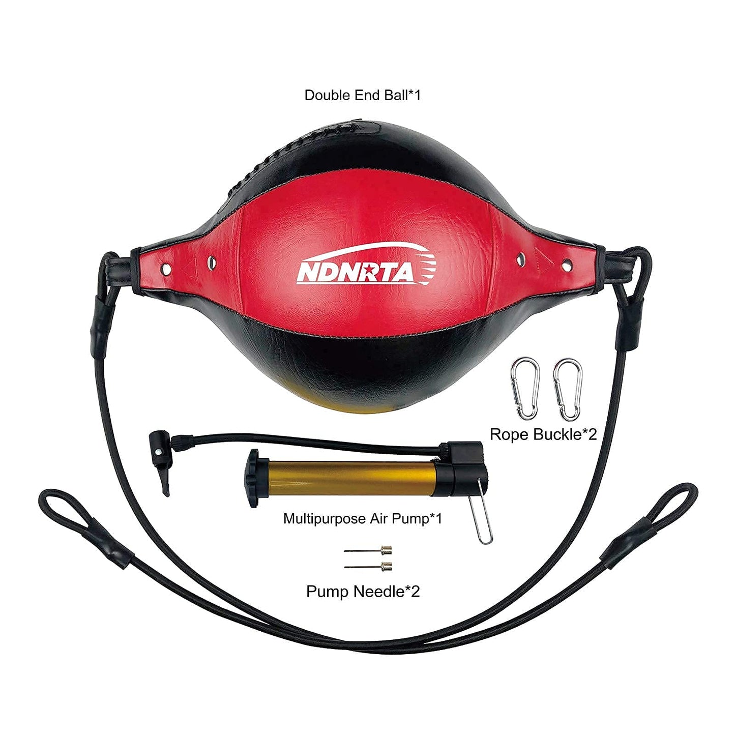 NDNRTA Double End Bag, (Classic Style Upgraded),Improve Reaction Speed, Boxing Equipment, Durable, Double End Punching Bags, Punching Bag, Home Gym, Floor to Ceiling, for Boxing