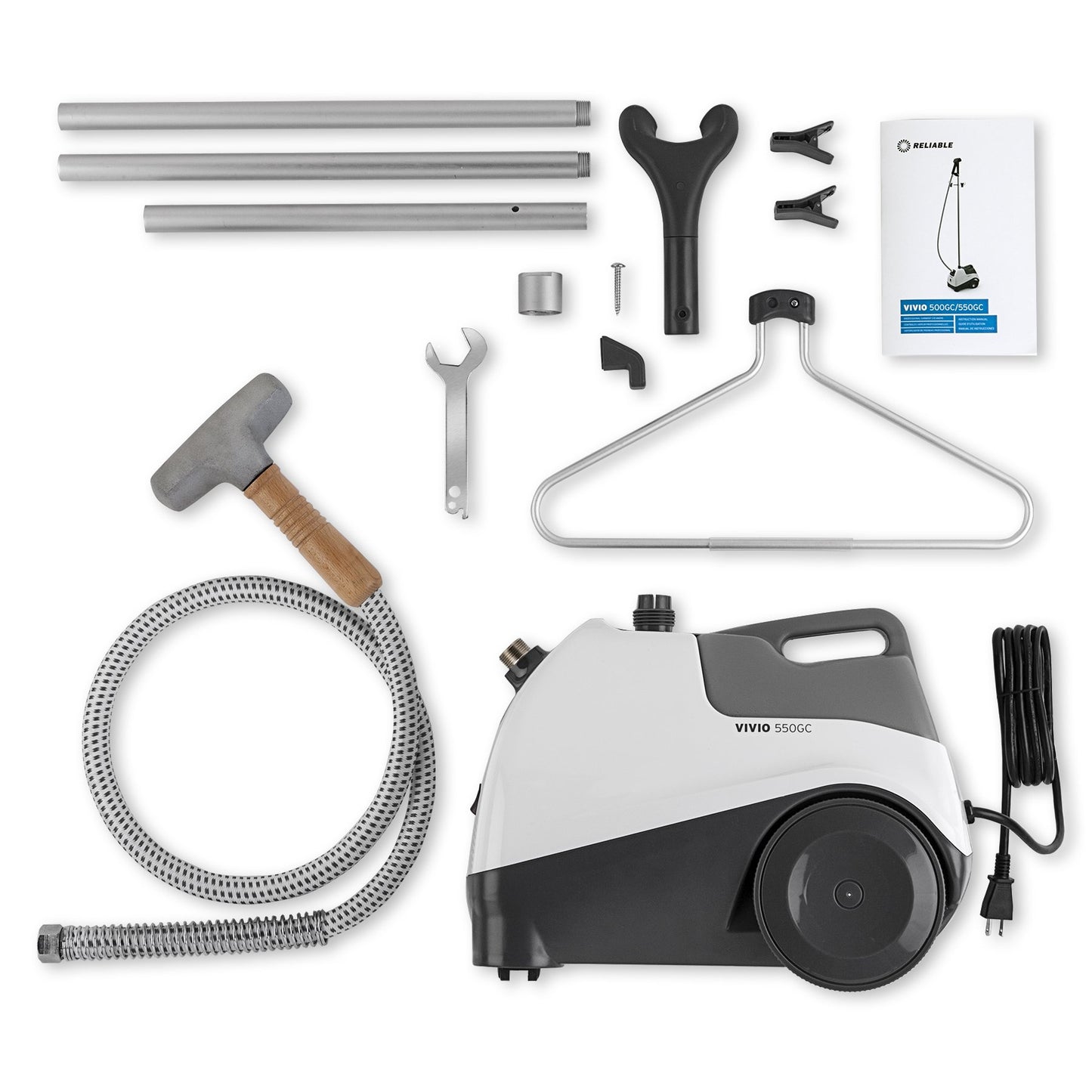 Vivio Garment Steamer with Metal Head