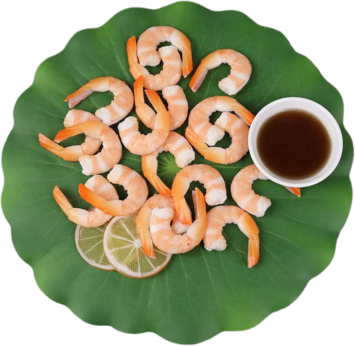 KRTYDBFZ Simulation Shrimp Fake Food Model PVC Kitchen Photography Tool Restaurant Window Display Wedding Party Home