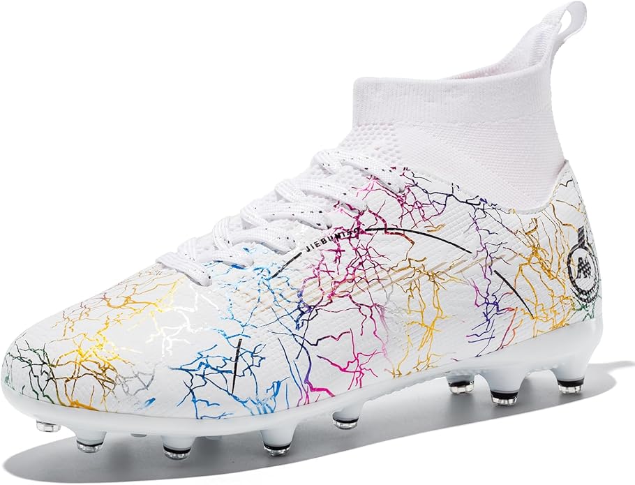 Boy Soccer Cleats Big Kids Soccer Shoes Professional Soccer Cleats Shoes,Unisex Soccer Sneakers for Little Kids Athletic