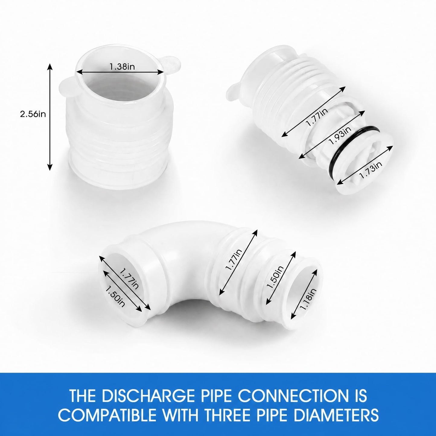 TOPWAY 900W Macerator Pump, 2800GPH Macerating Toilet System with 3 Inlets, Sewage Pump for Basement Upflush System Kitchen, Sink, Shower, Bathtub, Laundry Waste Water Disposal