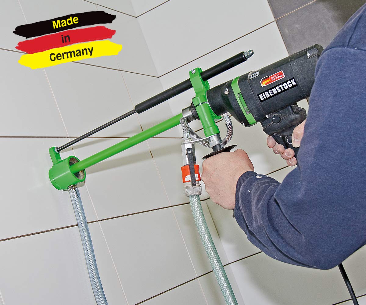 CS Unitec | END 1550 P | Diamond Wet Core Drill. 110 V. Up to 2-5/8" Dia. for Stone, Tiles, and Glass. Up to 1-1/2" Dia. for Concrete. - Made in Germany