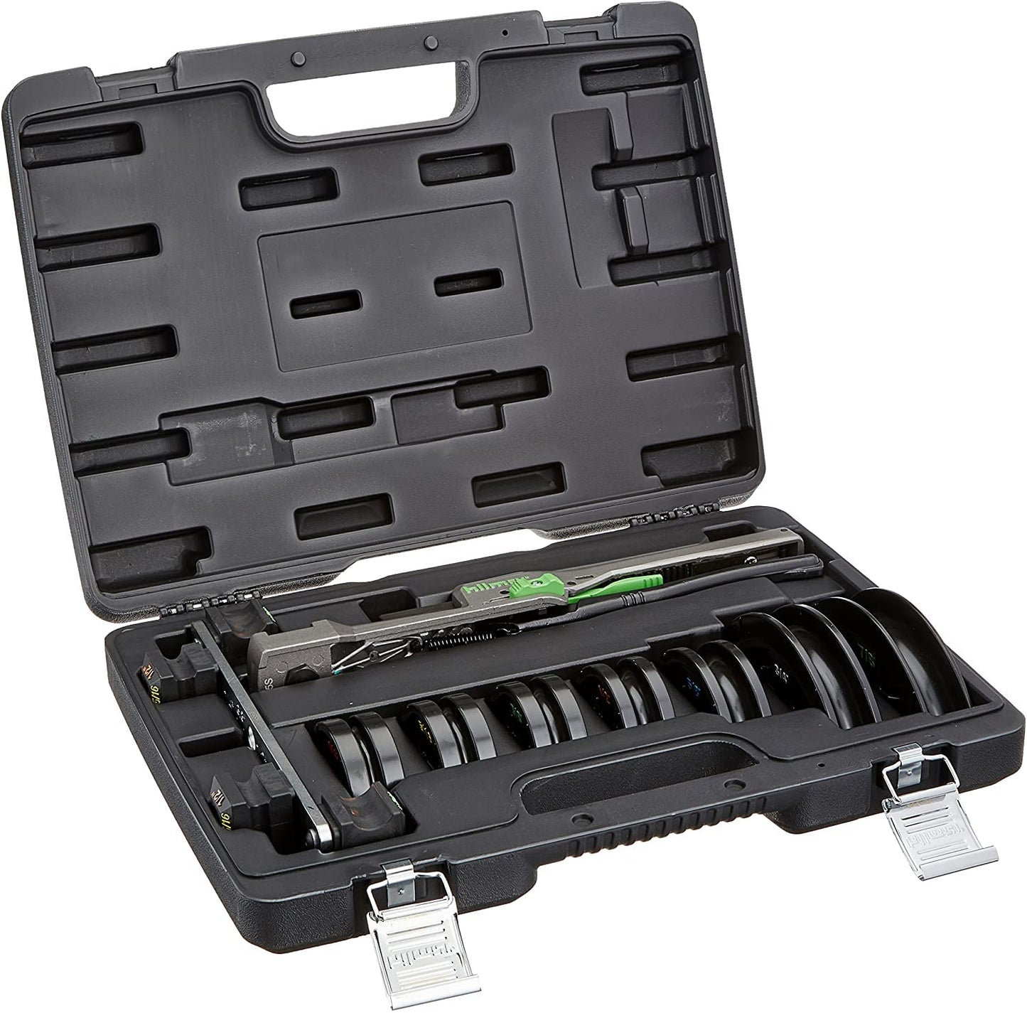 Hilmor 1839032 CBK Compact Tubing Bender Kit, 1/4" to 7/8", HVAC Tools and Equipment for Copper, Steel, Aluminum, Brass Tube and Pipe Bending, Black