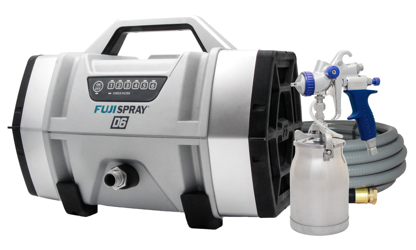 Fuji Spray 4006-T70 - D6 – 6-Stage HVLP Turbine Sprayer w/ T70 HVLP Spray Gun, 11.5 PSI Power to Spray Almost Any Coating Undiluted