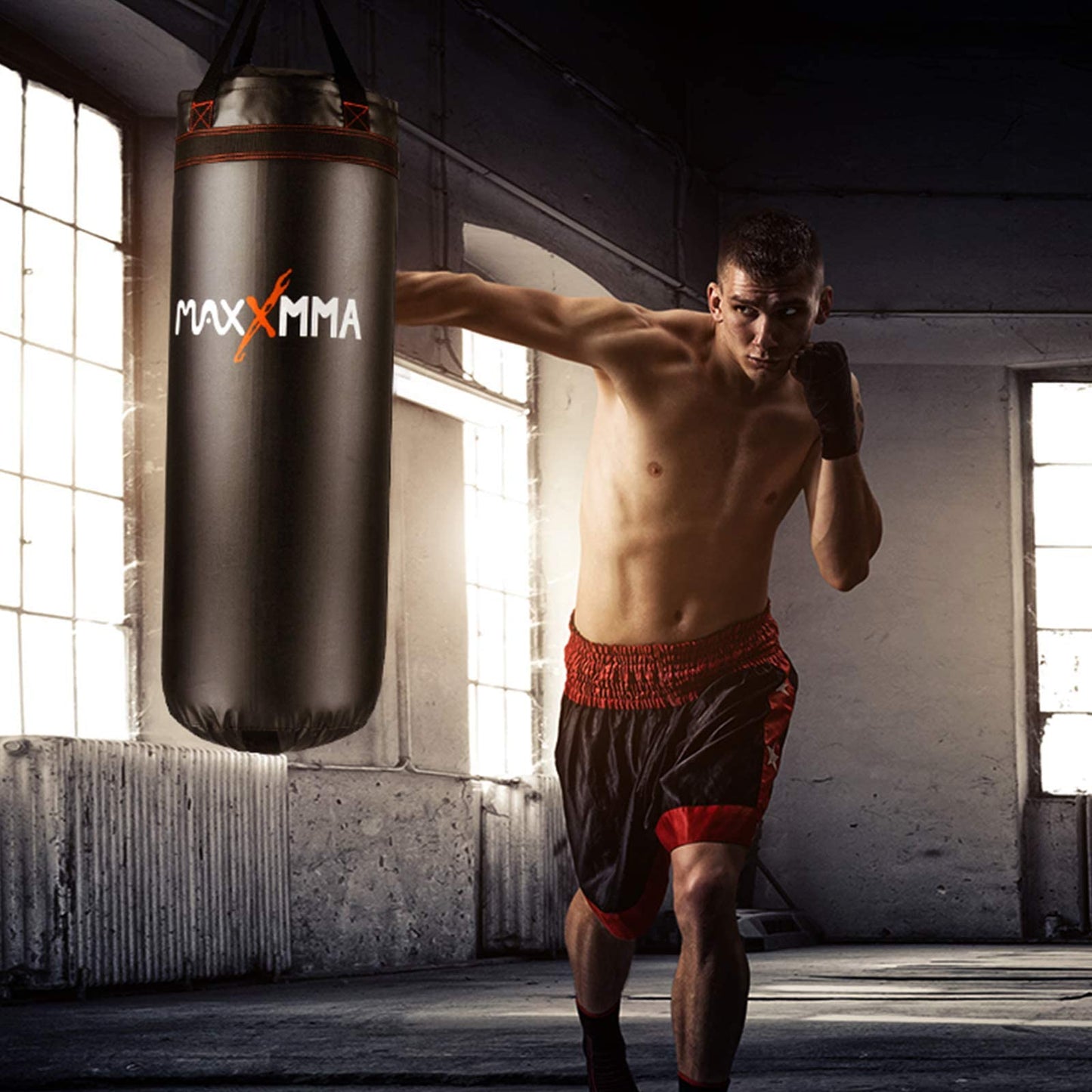 MaxxMMA 3 ft Water/Air Heavy Bag - Adjustable 70~120 lbs.