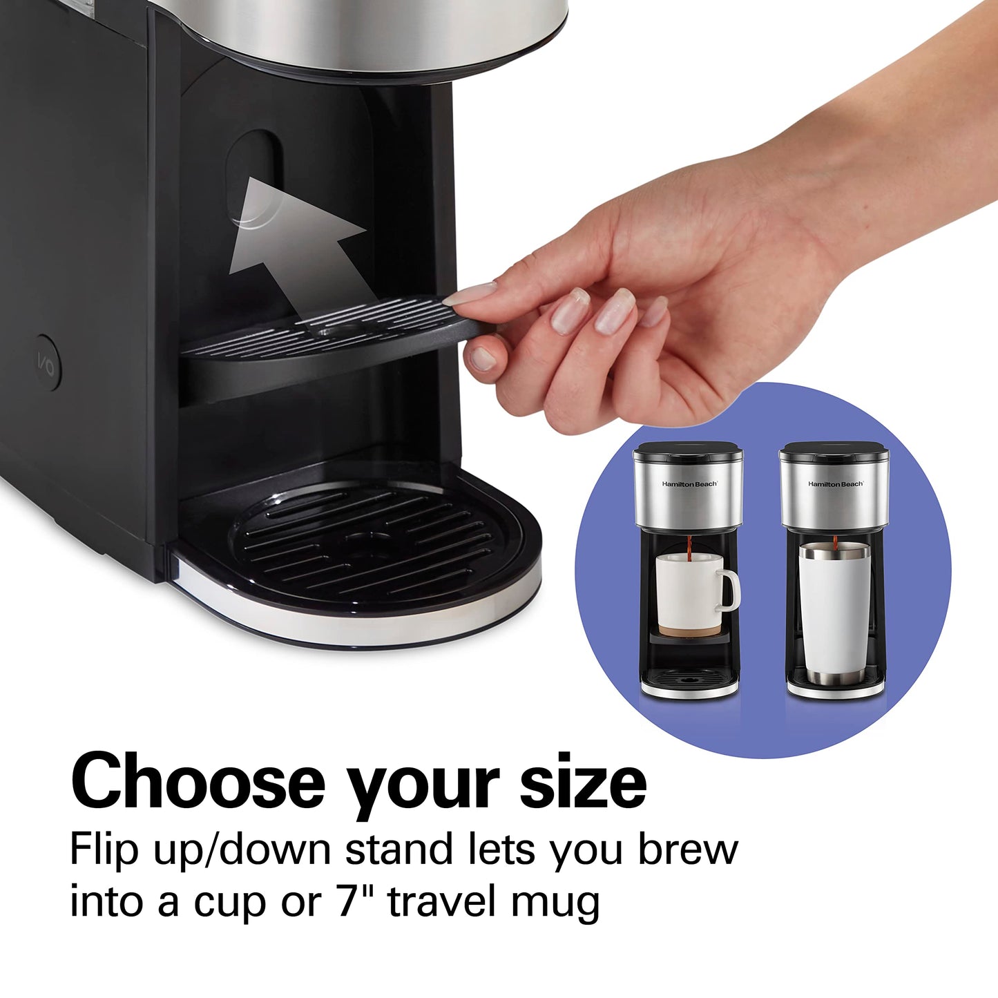 Hamilton Beach Home Barista 7-in-1 Small Coffee Maker with Seven Ways to Brew, 6 Cup Carafe, Drip, Single Serve, French Press, Pour Over, Cold Brew, Easy-Fill Reservoir, Black (46251)