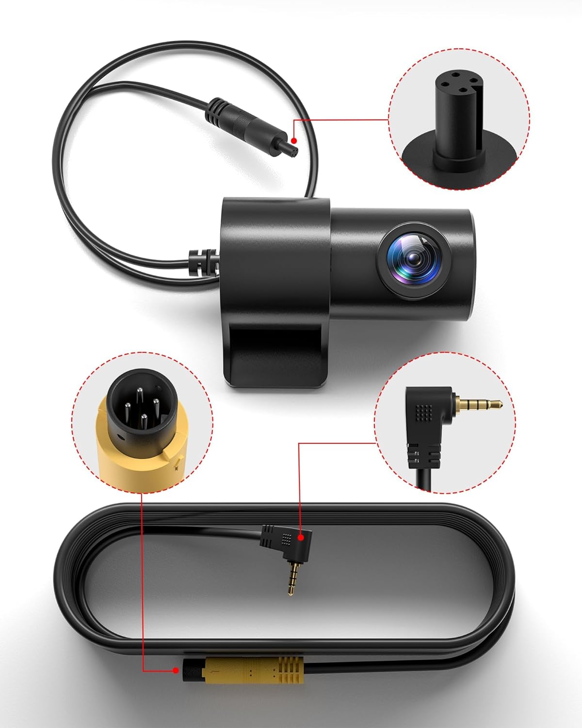 REDTIGER F7N F7NP F7NS,1080P in-Car Rear Camera for Back Up Camera
