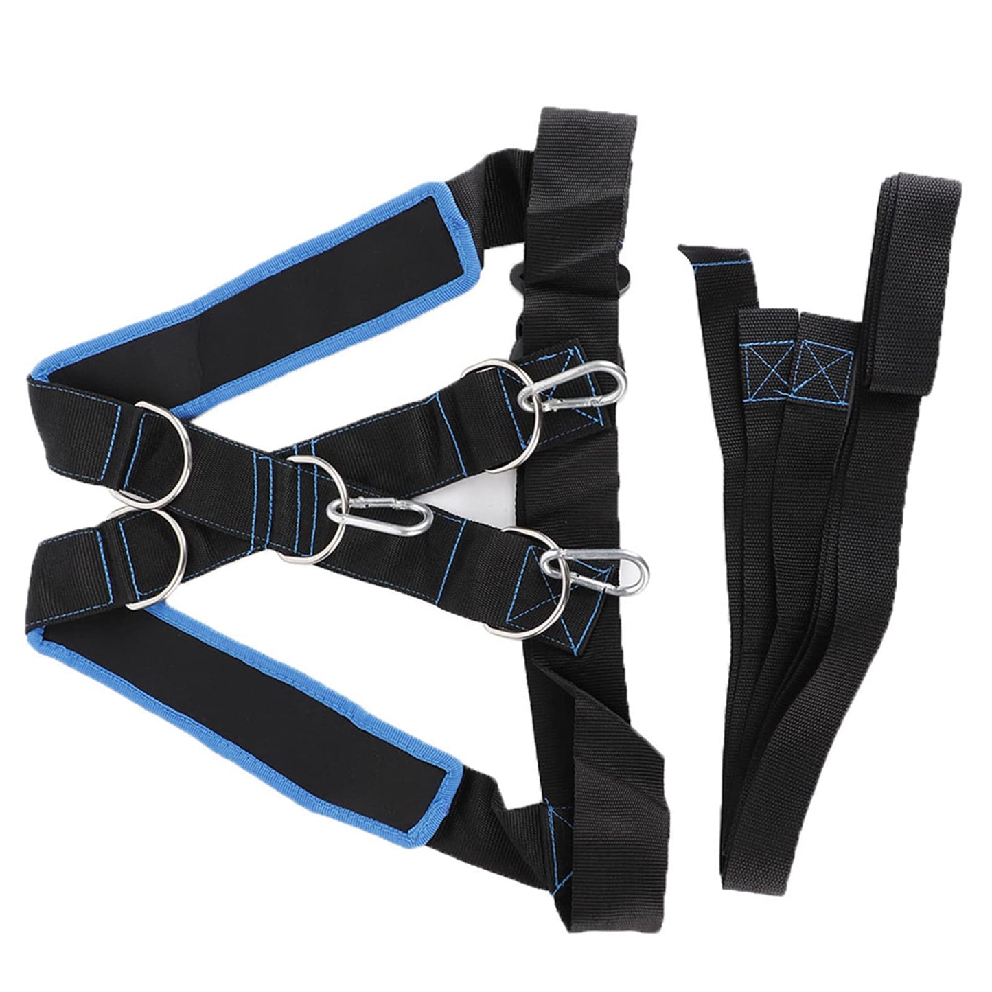 Adjustable Sled Harness for Resistance Training, Heavy-Duty Workout Rope Kit for Speed, Stamina & Strength Improvement