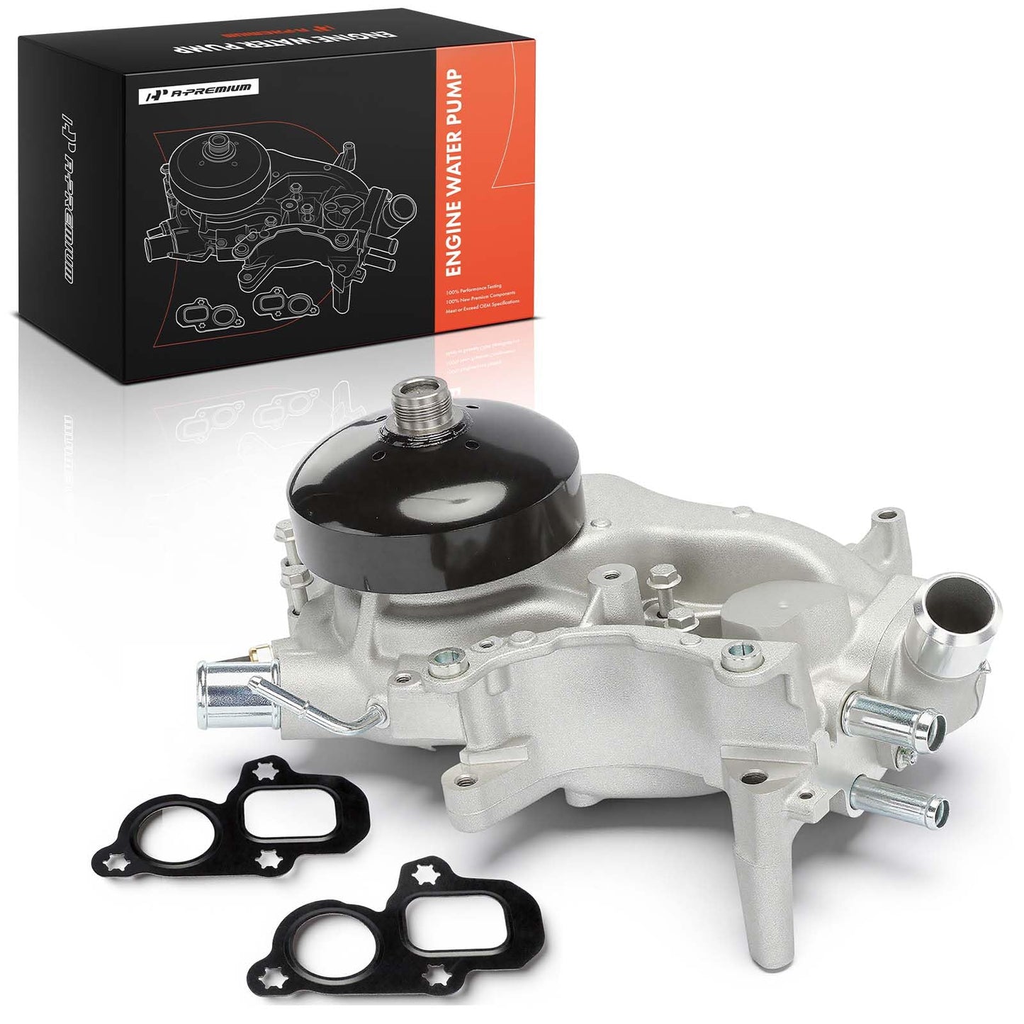 A-Premium Engine Water Pump with Gasket Compatible with Chevrolet Silverado 1500 2019-2021, Tahoe 2021, Suburban 2021 & GMC Sierra 1500 2019-2021, Yukon 2021 & Cadillac Escalade 2021, Escalade ESV