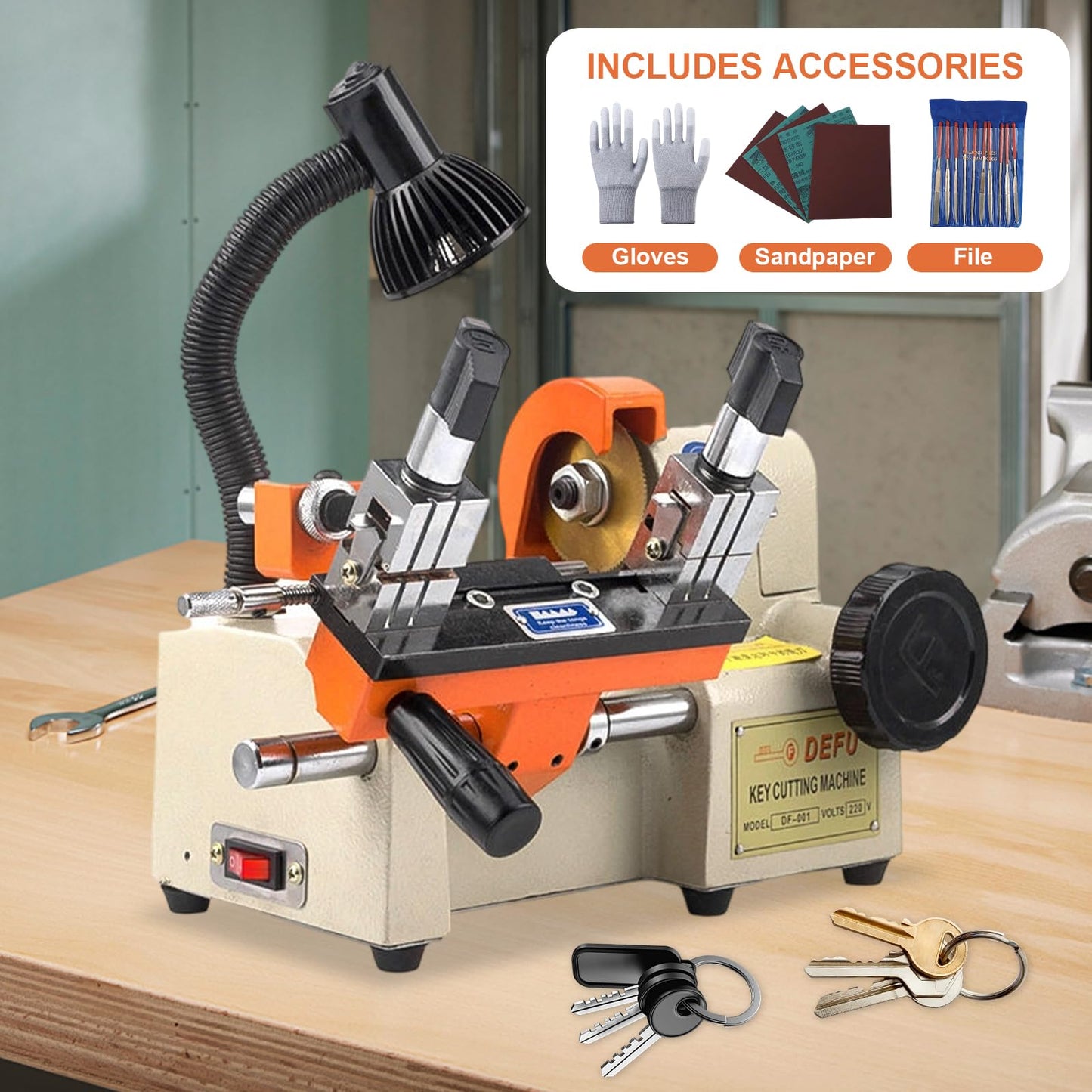 PakaLife Key Cutting Machine,Automatic Maker,Cutter Machines with Led Display,High Precision Keys Copy Machines,Professional Commercial Key Duplicator,Portable Making Machine for Locksmith