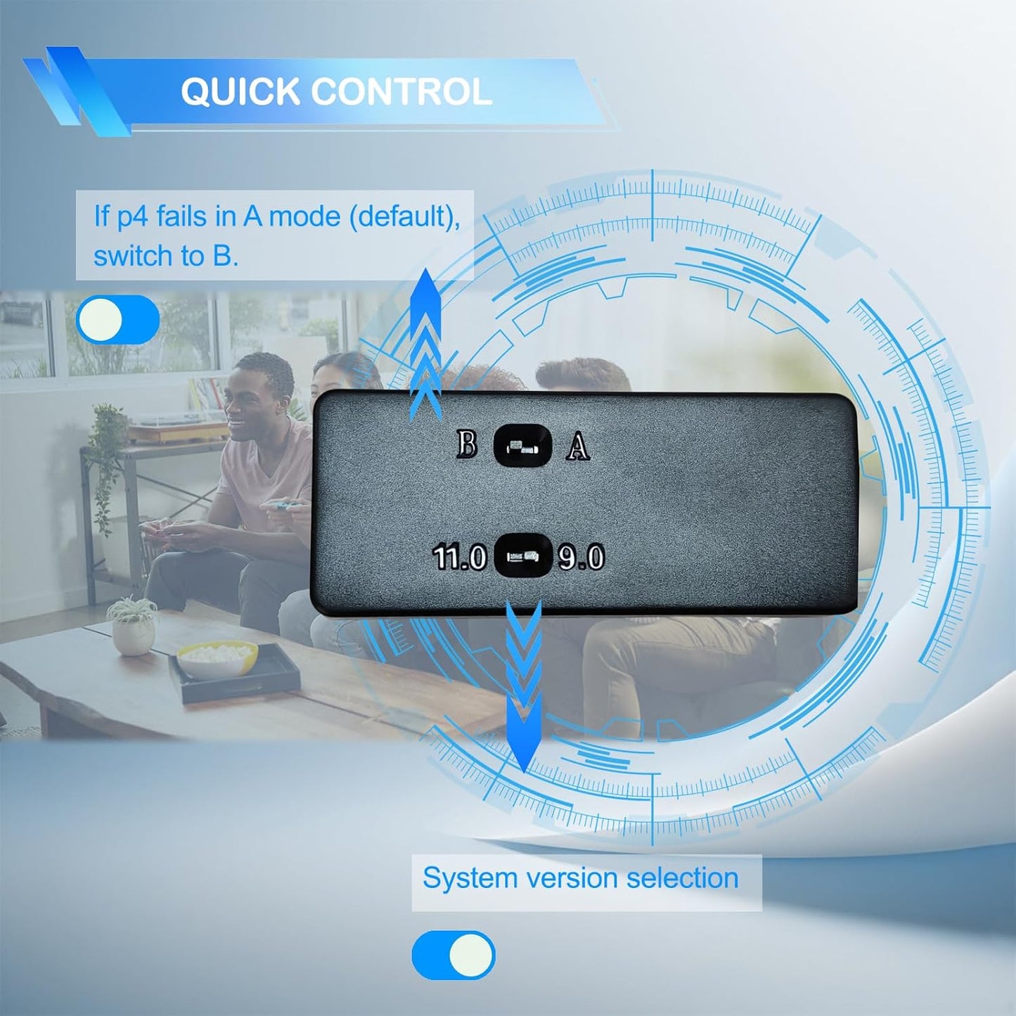 Zunate 9.0 11.0 JB Tool USB Adapter for FW or System, One Key PPPwn Dongle with Ethernet Type C Cable, One Key JB Tool