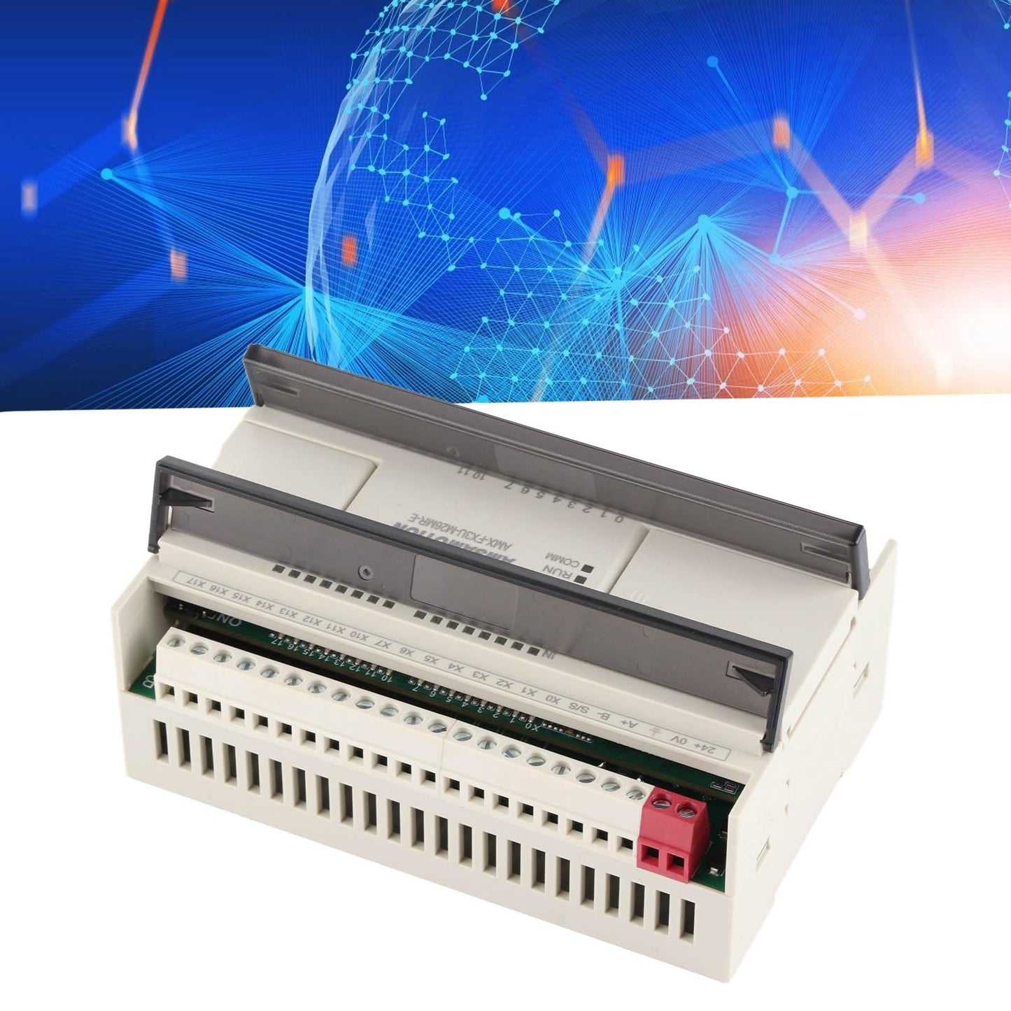 Programmable Logic Controller PLC with DC24V Analog Input Ethernet Port Optocoupler Isolation Industrial Automation Control System for Machine Automation