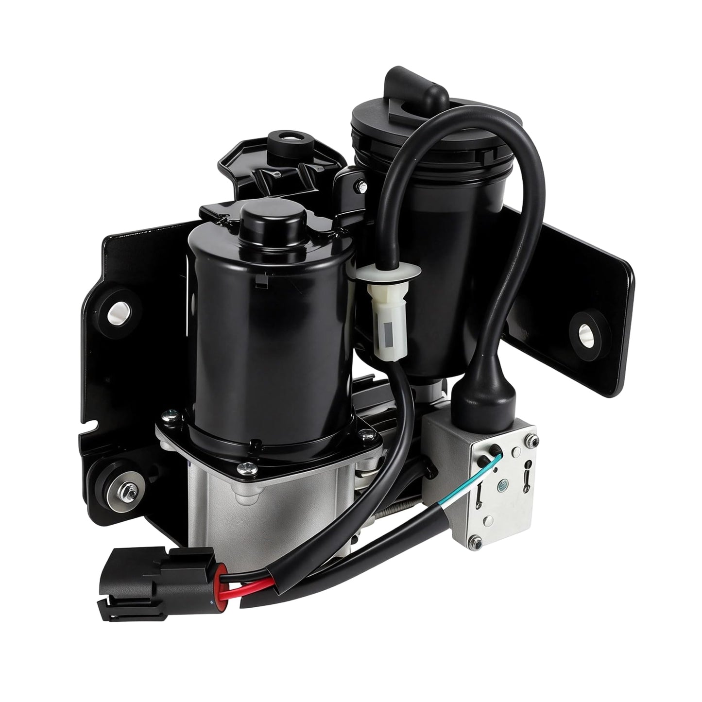 Motoforti Air Suspension Compressor Pump for Ford Expedition for Lincoln Navigator 2007-2018 7L1Z-5319-AE Air Ride Compressor Level Control with Bracket 949-202 7L1Z-5319-A