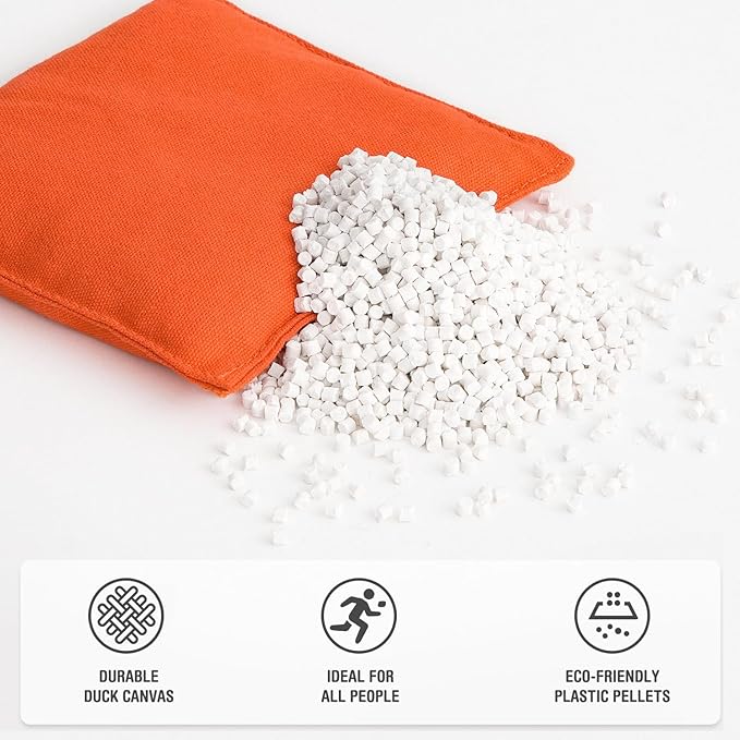 Cornhole Bags Set of 8 Regulation Corn Hole Bean Bags for Cornhole Game, Professional Weather Resistant Corn Hole Bags with Tote Bag