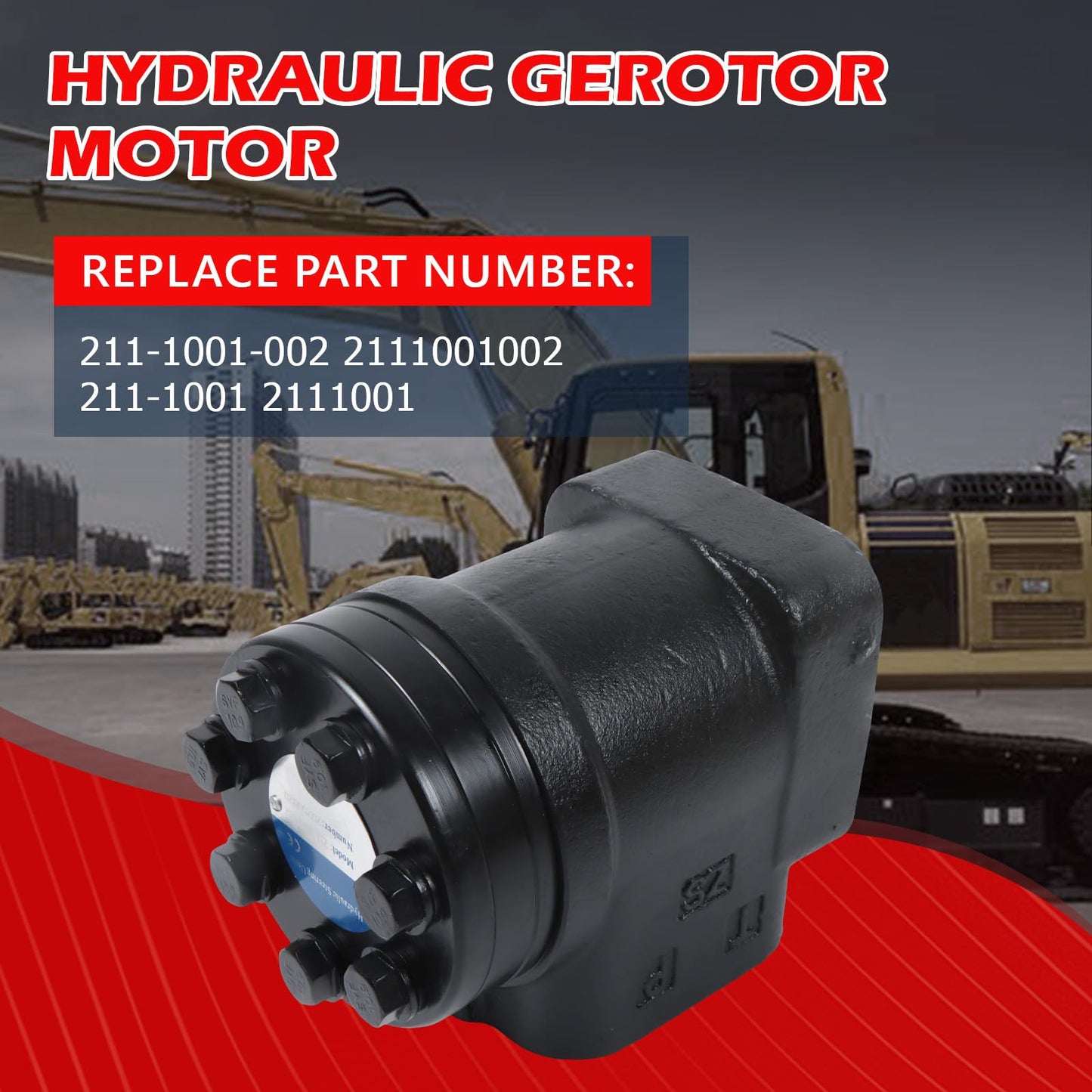 Zachager 211-1001-002 211-1001 Hydraulic Motor Steering Valve Direct Replacement for Eaton Char-Lynn 3 6 12 Series Cast Iron High Torque 3 gpm Max Flow 5625-18 UNF Ports 4.57 cu.in./min