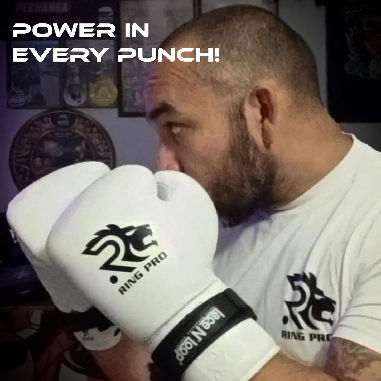 Ring Pro Aura 100 Full Grain Leather Lace Up Boxing Gloves for Men & Women – Professional Training, Sparring, Competition, Muay Thai, Kickboxing & Heavy Bag Gloves